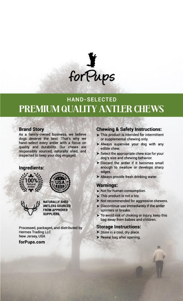 forPups Antler Chews back